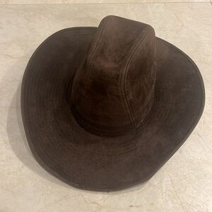 Elegant Brown Western Women's Hat